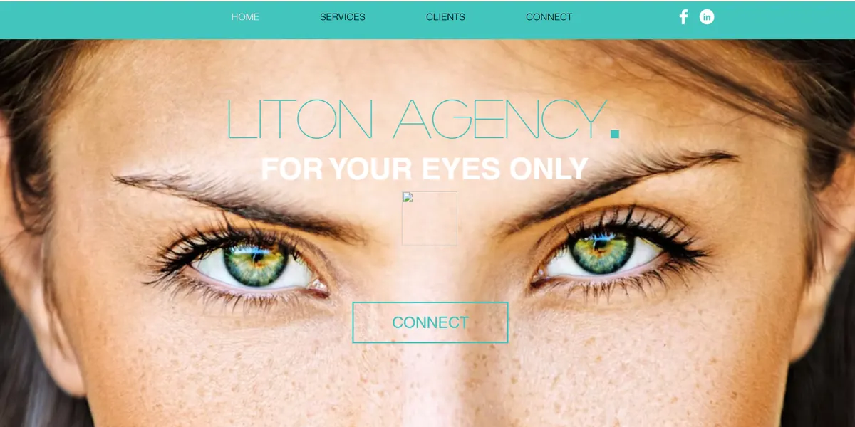 Talent and Creative Agency website screenshot